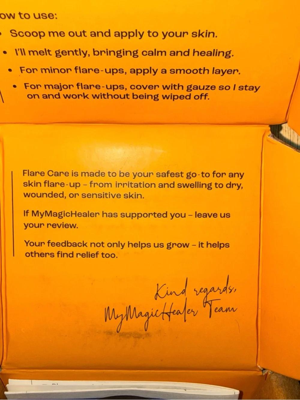 MyMagicHealer Flare Care Healing Balm